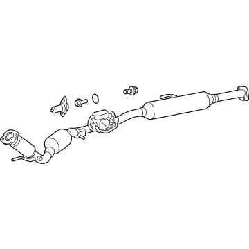 Lexus 17410-F0510 PIPE ASSY, EXHAUST