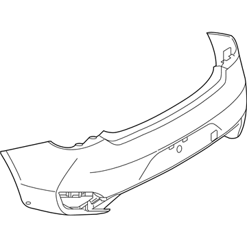 Infiniti 85022-5CA0H Rear Bumper Cover
