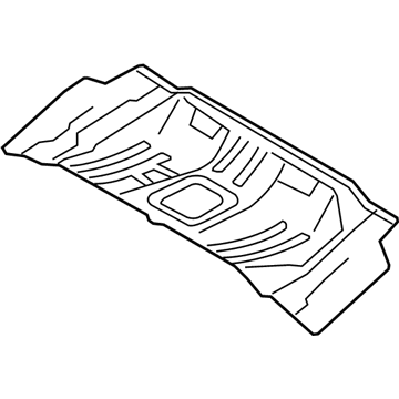 Hyundai 65512-2H010 Panel Assembly-Rear Floor, Front