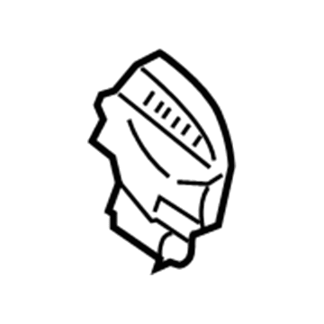 BMW 52-10-7-383-171 Belt Guide, Top Left