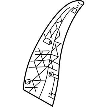 BMW 52-10-7-261-794 Trim, Backrest, Inner Right