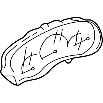 GM 9383072 Instrument Cluster Assembly