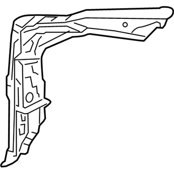 Honda 04611-TK8-A00ZZ Stay Set, Left Front Bulkhead Side