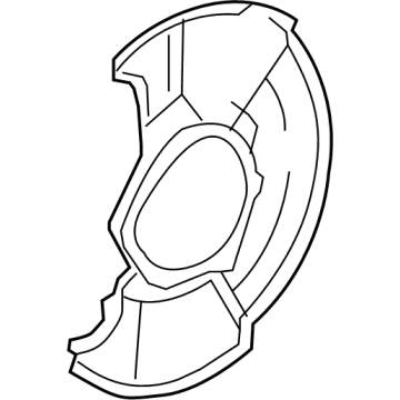 Honda 45255-3A0-A00 SPLASH GUARD, FR