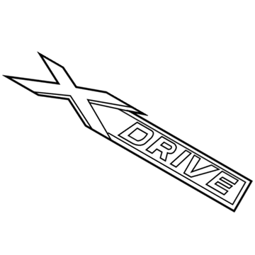 BMW 51-14-7-318-576 Lettering Badge Replacement - 2 Series