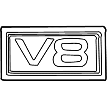 Ford F87Z-7842528-UA Nameplate