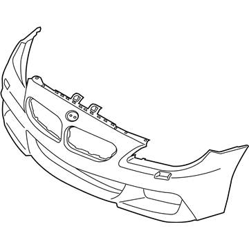 BMW 51-11-8-068-940 Panel, Bumper, Primed, Front