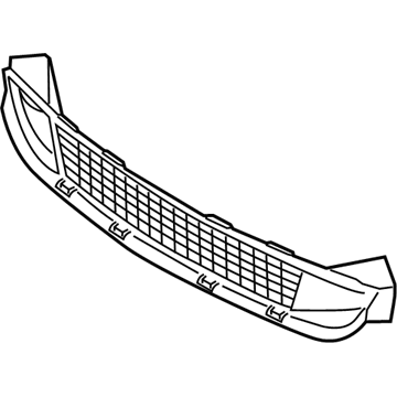 BMW 51-11-8-050-345 Grille, Air Inlet, Middle