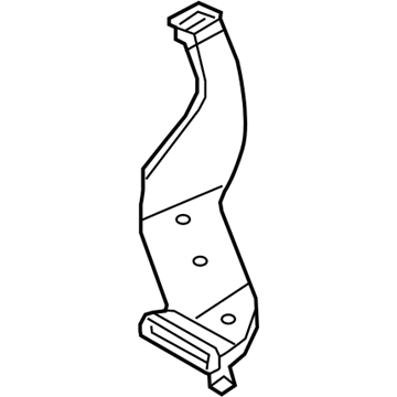 Hyundai 97370-B1000 Duct-Rear Heating, RH