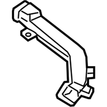 Hyundai 97390-B1000 Hose Assembly-Side Defroster, RH