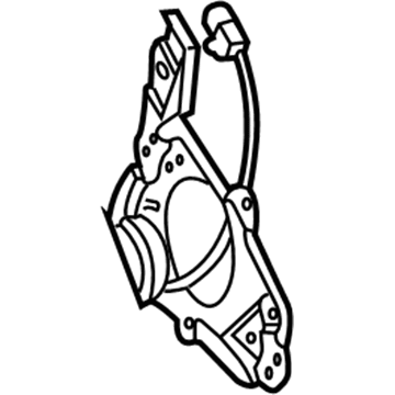 Lexus 86161-60020 Bracket, Speaker Mounting, NO.1