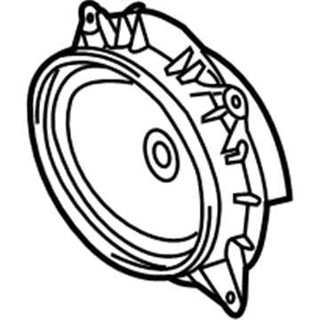Lexus 86160-0W560 Speaker Assy, Front NO.1
