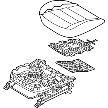 Kia 88100A7600K3E Cushion Assembly-Front Seat