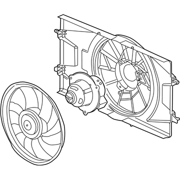 GM 19417092 Fan Shroud