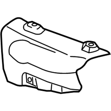 BMW 51-48-7-232-431 Heat Insulation Bumper, Rear Left