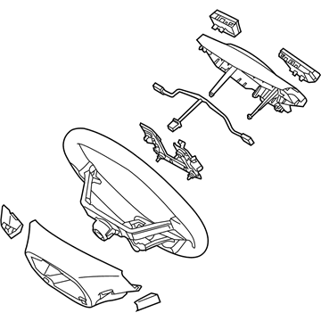 Kia 561102K000WK Steering Wheel Assembly