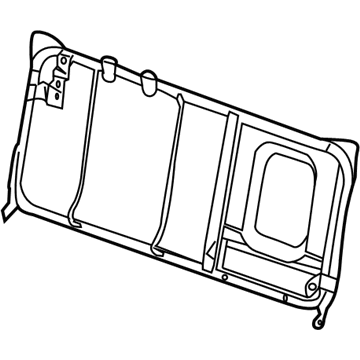 Nissan 88652-8S500 Frame Assembly-Rear Seat Back, RH