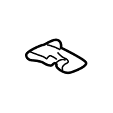 Lexus 73373-30021-A0 Cover, Rear Seat Shoulder Belt, RH