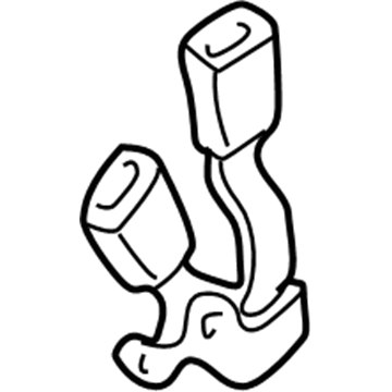 Lexus 73480-30210-C0 Belt Assembly, Rear Seat Inner