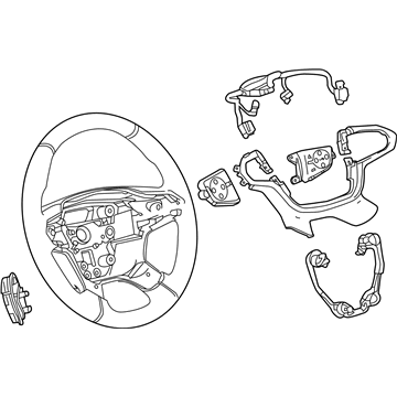GM 84044733 Steering Wheel