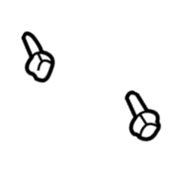 Honda 74434-S3Y-013 Fastener, RR. Wheelhouse Spats