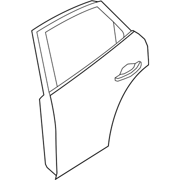 Infiniti HBA0A-1CAMA Door-Rear, LH