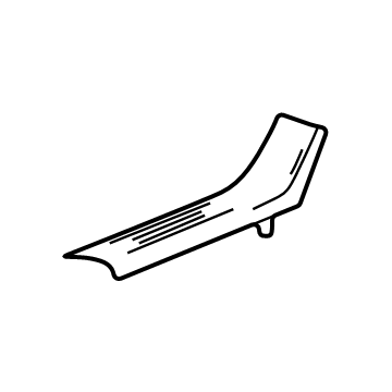 GM 23221214 Rear Sill Plate