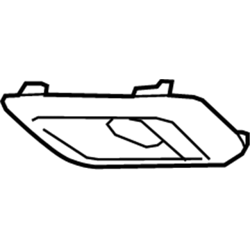 Nissan 62256-5AA0A FINISHER-Front Bumper FASCIA, RH