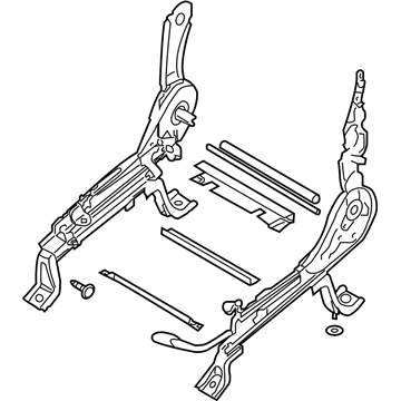 Nissan 87400-ZC000 ADJUSTER Assembly-Front Seat, R