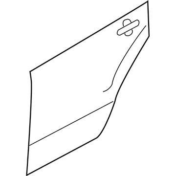 Hyundai 77111-2S000 Panel-Rear Door Outer, LH