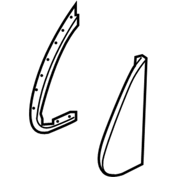 Toyota 60117-02120 Trim Cover