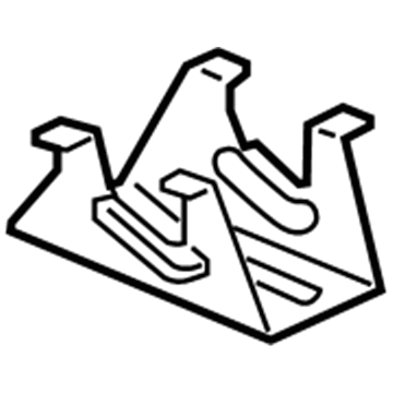 Acura 74647-TZ5-A01 Brace C, Crossmember
