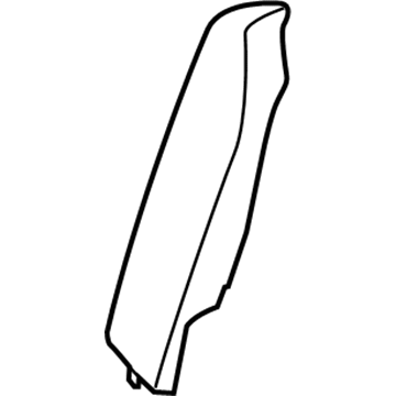 BMW 52-20-7-354-527 SIDE FINISHER, LEATHER, LEFT