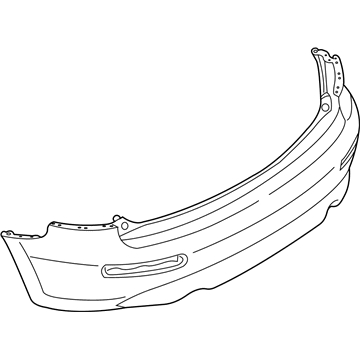 Infiniti H5022-CG025 Rear Bumper Fascia Kit