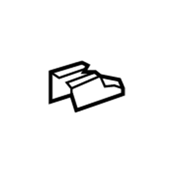 Lexus 72137-60130-A2 Cover, Seat Track Bracket