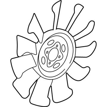 GM 15767319 Blade Asm-Fan