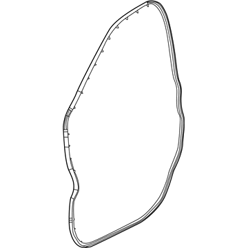 Mopar 68242104AA WEATHERSTRIP-Front Door Opening