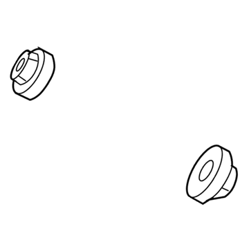 Acura 51631-SL0-003 Rubber, Shock Absorber Mounting