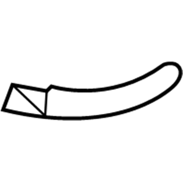 Lexus 53866-0E010 Seal, Front Fender To Cowl Side, RH