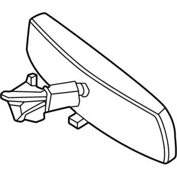 Nissan 96321-5MP0A MIRROR ASSY-INSIDE