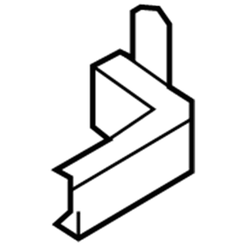 Hyundai 79430-3N000 Hinge Assembly-Rear Door Lower, LH