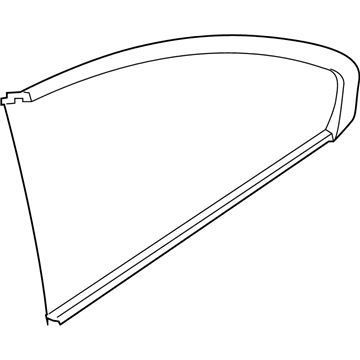 BMW 51-35-7-290-493 Side Window, Rear Left