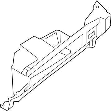 Nissan 68108-9GA1B Panel-Instrument Lower, Assist