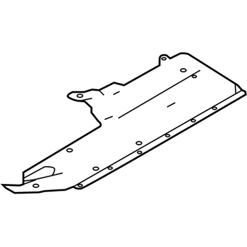 Infiniti 74815-4GA0B Cover - Floor Under, LH