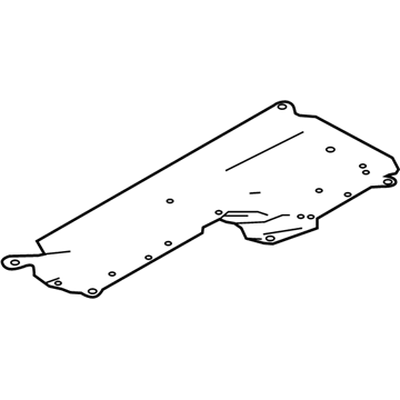 Infiniti 74814-4GA0B Cover - Floor Under, RH