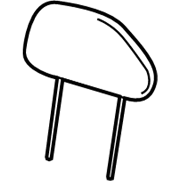 Mopar 1RX241D1AA HEADREST-Front