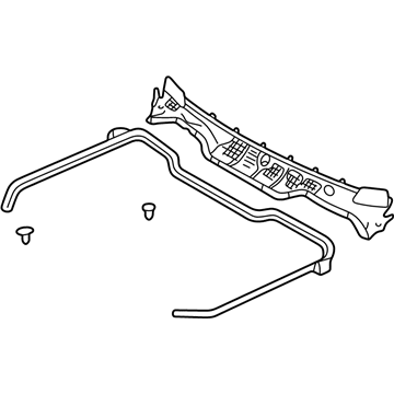 Lexus 55708-50030 Louver Sub-Assy, Cowl Top Ventilator