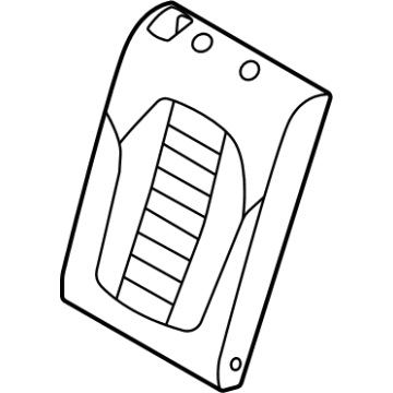 BMW 52-20-5-A05-5E1 COVER, BASIC BACKREST, LEATH
