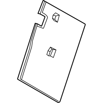 BMW 52-20-7-498-877 TRIM PANEL REAR PANEL, LEFT
