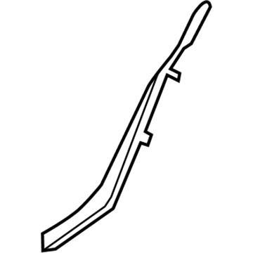 Nissan 82286-9FG0A MOULDING-Rear Door SASH, Rear RH